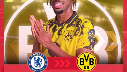 官方：多特签下切尔西中场丘库埃梅卡，转会费2500万欧+浮动